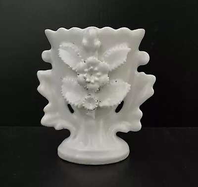 Sweet Antique Miniature Vase Victorian White Porcelain Petite Trinket • $15.99