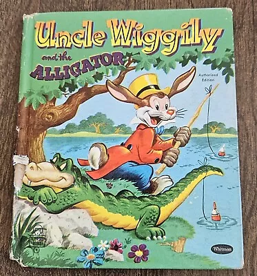 Uncle Wiggily And The Alligator Vintage 1953 Whitman Children's Book H/C • $3.95