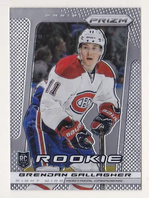 13-14 Panini Prizm Brendan Gallagher Rookie Canadiens RC 2013 • $8.09