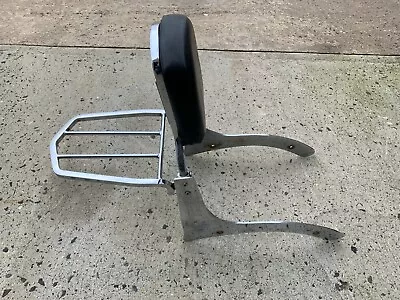 $179.95 • Buy 2000-2009 Yamaha Vstar 1100 Classic Sissy Bar With Luggage Rack OEM Yamaha