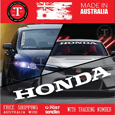 HONDA Civic Car Windshield Banner JDM Vinyl Sticker Decal • $29.42