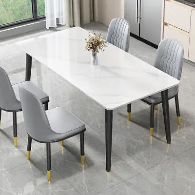 $175.91 • Buy High-end Dining Table Kitchen Dinette Table Furniture W/ Durable Marble Desktop 