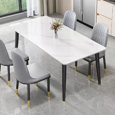 High-end Dining Table Kitchen Dinette Table Furniture W/ Durable Marble Desktop  • $159.91