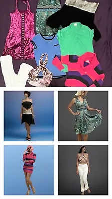 LOT Of Vintage Funky Looks 1970s To 1990 DressesDisco Polyester Mix Match As-is • $15