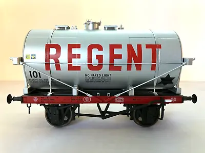 Dapol 7F-058-003 O Gauge 14t Tank Wagon Class A Regent Red Letters Silver 101 • £62.99