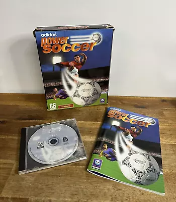 Adidas Power Soccer CD-ROM PC Game - Big Box - 1996 PSYGNOSIS • $44.99