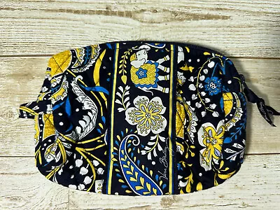 New Vera Bradley Medium Cosmetic Bag In Ellie Blue • $29