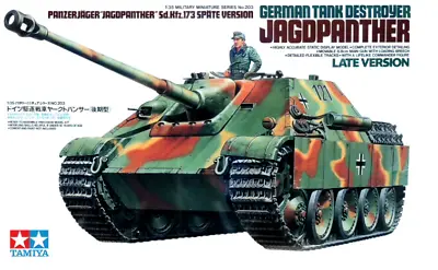 Tamiya 1:35 - German Tank Destroyer Jagdpanther Late Version - 35203 - TBD • $31.78