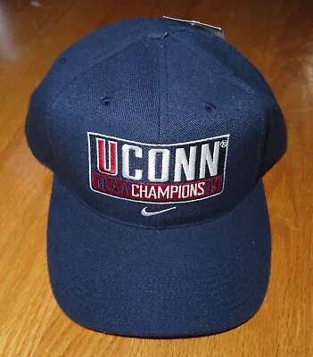 1999 NCAA UCONN HUSKIES Champions  JUST DO IT  (Adjustable Snap Back) Cap W Tags • $75