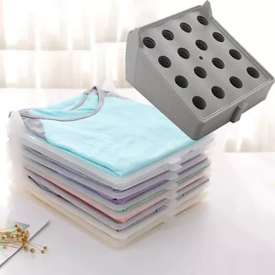 Stackable Shirt Organizer Plastic T Shirt Folder Board • £5.23