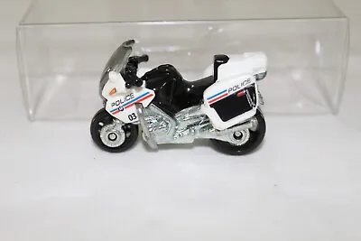 MATCHBOX BMW R1200 RT-P Police Motorcycle White/Black Loose With Protective Case • $2.19