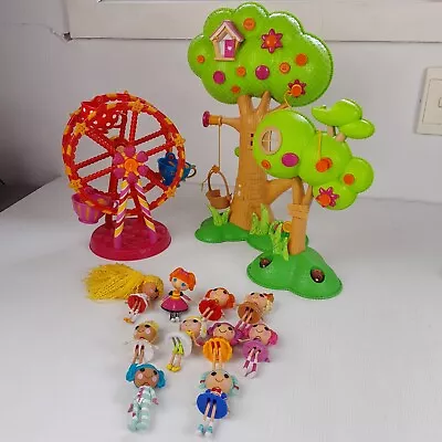 Lalaloopsy Minis Treehouse Ferris Wheel  10 Dolls Playset (Incomplete) MGA Enter • $111.20