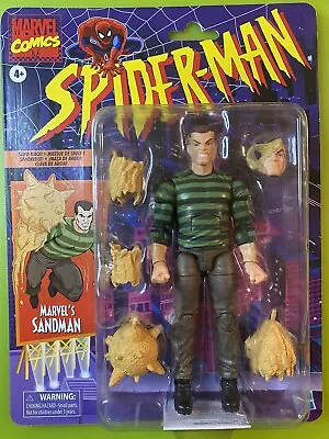 Marvel Legends Sandman Retro Spider-Man Flint Sinister Six No Way Home NIB • $62.99