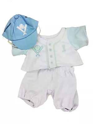 Blue Baseball Outfit Fits Most 14  - 18  Build-a-bear And Make Your Own Stuffed • $15.43