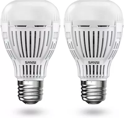 SANSI Light Sensor LED Light Bulb Dusk To Dawn 80W Security Bulb Auto On/OFF X2 • $23.23