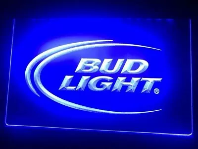 Bud Light Beer Led Neon Sign Bar Pub Man Cave 30x20cm Decor Sport Gift Advertise • $45.96