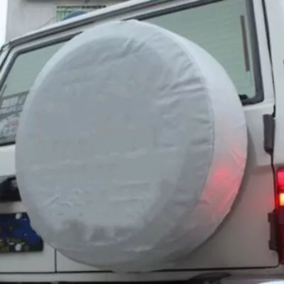 15 Inch White Spare Tire Car Wheel Tyre Covers For All Car Tyre's Φ 70~75cm • $23.74