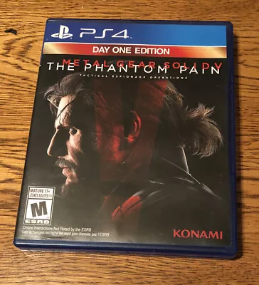 Metal Gear Solid V: The Phantom Pain PS4 Day One Edition. Case-Game Disk-Poster • $9.99