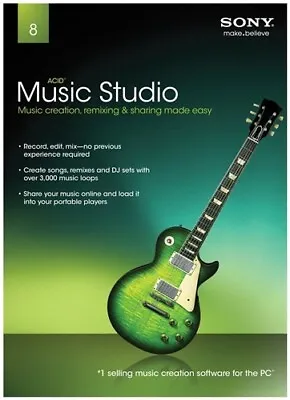 Sony Creative Software ACID Music Studio 8 - Music Creation Remixing & Sharing • $17.99