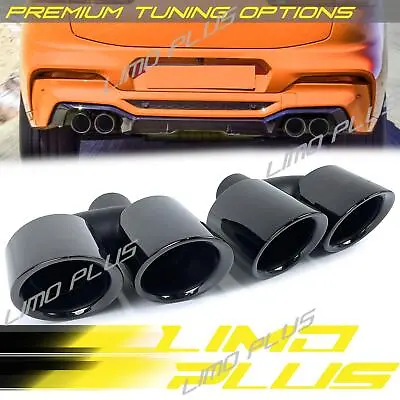 Gloss Black Exhaust Muffler Tips Replace For BMW X3 G01 X4 G02 M Sport 2019-2021 • $299.99