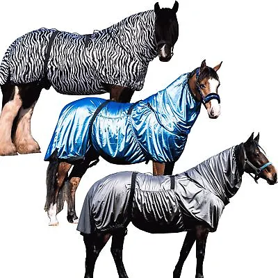 £39.99 • Buy Sweet Itch Eczema Rugs For Horse Summer Sheet Combo Protect Neck To Tail Sun Ray