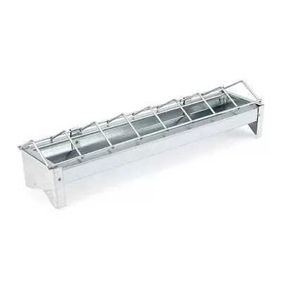 Galvanised 30cm Chick Trough Feeder With Anti Scratch Bars • £9.95