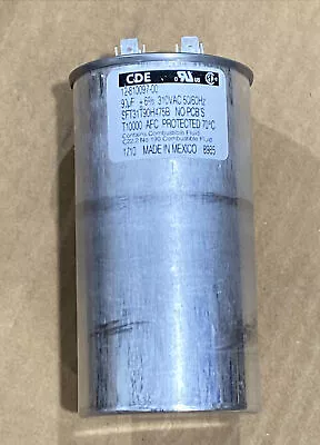 Motor Run Capacitor 90uF 310VAC 6% 50/60 Hz CDE 12-810097-00 NEW • $24.99