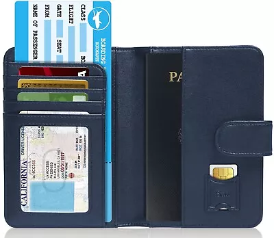 Brand New Passport Holder Cover Travel Wallet For Men & Women RFID Blocking • $17.99