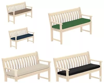 GARDEN/Outdoor  2 3 & 4 SEATER BENCH/SEAT CUSHION [Waterproof Fabric] • £23.99