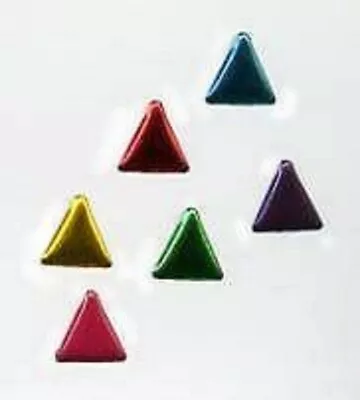 18 Triangle Metallic Brads ** 6 Colors ** See My Store **  Reduced  Final Qty • $1.29