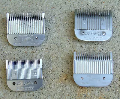 Lot Of (4) - Vintage OSTER No. 50 Barber Clipper Blades - 000 1A 1 & 1 • $18.50
