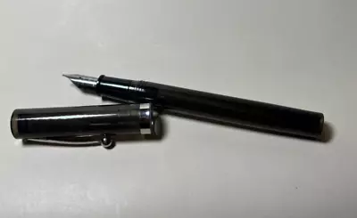 Sheaffer Vintage No-Nonsense Transparent Smoke Cartridge Pen – Medium Nib NOX • $31