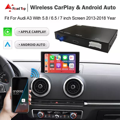 Wireless Carplay Retrofit Kit Decoder For Audi A3 Q5 2013-2018 With Airplay Link • £219.99