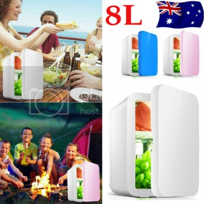 $59.99 • Buy 8L Mini Portable Bar Freezer Fridge Small Drinks Beer Cooler Warmer Home Office