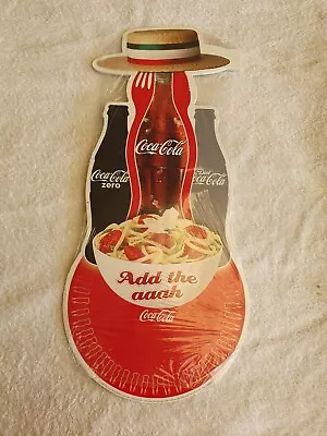 Vintage Coca Cola  Add The Aaah  Advertising Sign X 2 • $65