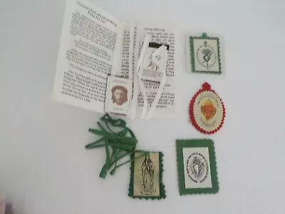 5 Vintage Religious Scapulars  • $7