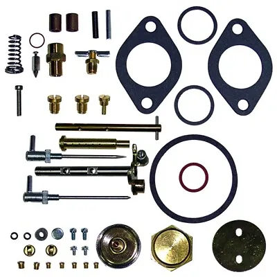 Comprehensive Carburetor Kit And FLOAT Fits John Deere Model A  DLTX 71 DLTX 72 • $147.95