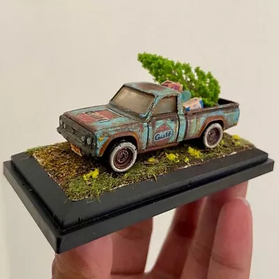 Hotwheels Mazda Repu Custom Rusted Barn Find Junk Yard Mini Diorama • $55