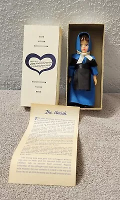 1960's Lancaster County Way 5  Amish Girl In Blue Dress W/Box And History Sheet • $23.94