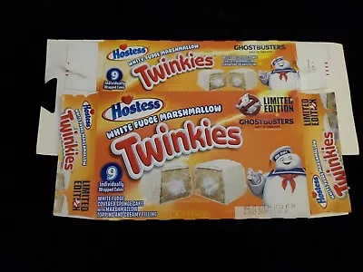 Hostess Twinkies Ghostbusters Stay Puft White Fudge Marshmallow 2016 *BOX ONLY! • $5