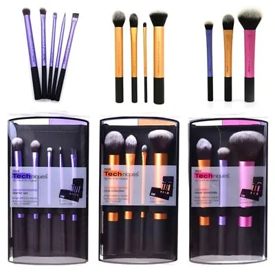 Real Techniques Makeup Brushes Sculpting Powder Foundation Blender Sponge Puff • $11.74