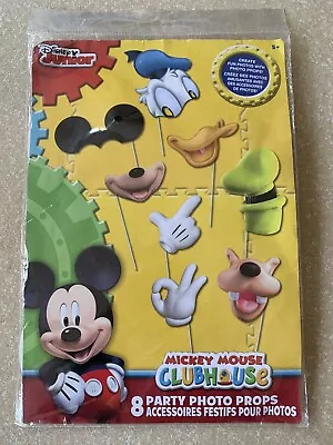Mickey Mouse Clubhouse Photo Booth Props Disney Junior Party Donald Duck Goofy • $7