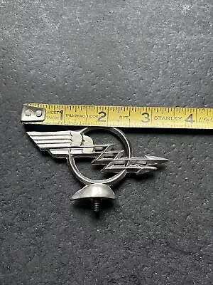 VINTAGE MOTORCYCLE BICYCLE FENDER HOOD  HOTROD RATROD Double Arrow ORNAMENT • $19