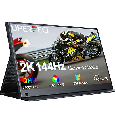 UPERFECT 144Hz Monitor 17.3  2560 X 1440 Portable Monitor Gaming Screen For PS5 • $269.99