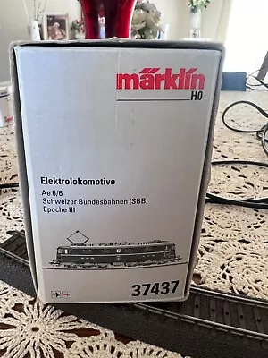 Märklin HO 37437 Locomotive AC Digital W Lights Digital MFX Sound SBB Excellent  • $300