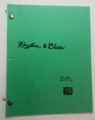 RHYTHM & BLUES / Jordan Moffet 1992 TV Script Vanessa Bell Calloway & Ron Glass • $120