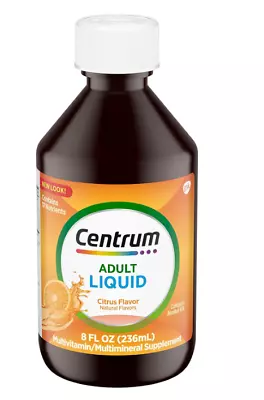 Centrum Liquid Multivitamin For Adults Multivitamin/Multimineral Supplement Wit • $13.70