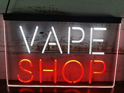 $99.99 • Buy Vape Smoke Shop Open LED Neon Sign Wall Light Advertising Display Business Décor