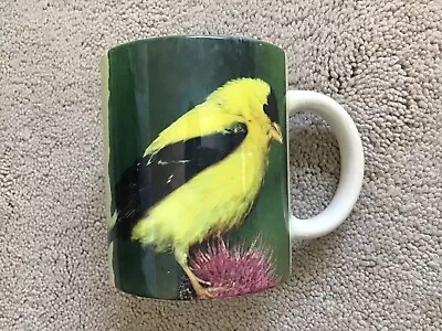 Vintage Goldfinch Coffee Mug 3 11/16  Tall NEW UNUSED Photo Researchers Scott • $6