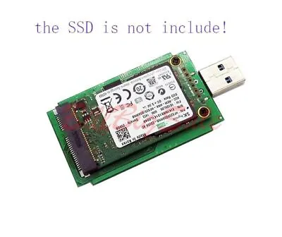 (mSATA USB Flash Drive)Mini USB 3.0 To PCIE MSATA External SSD Conveter USA #1 • $6.90